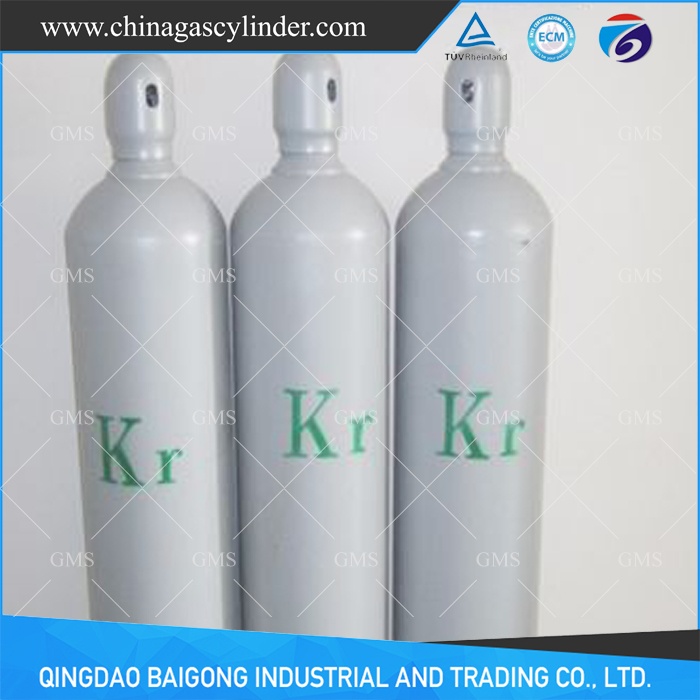 99.999% High Purity Krypton Gas, Kr gas