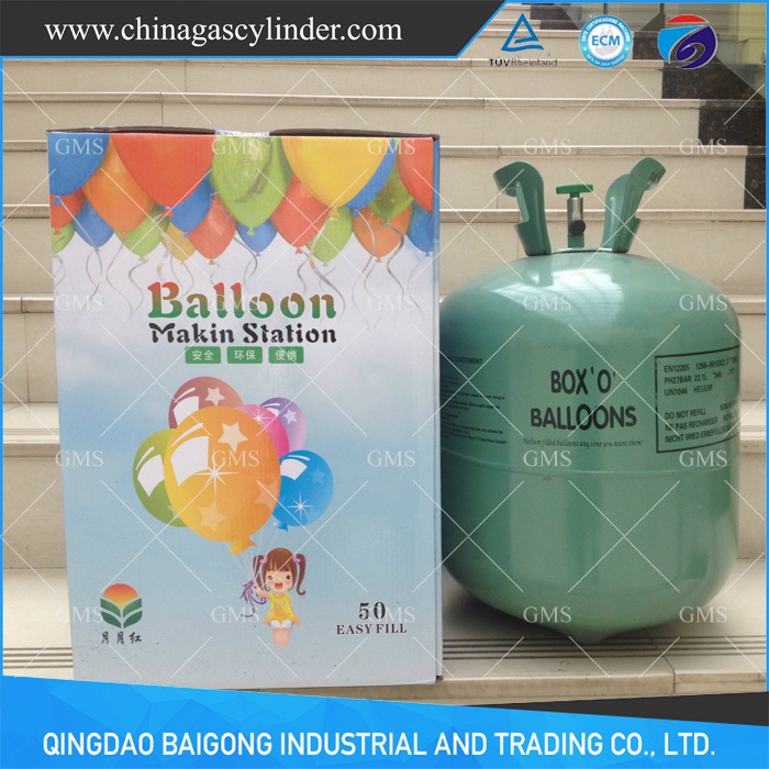 50LB Disposable Helium Tank